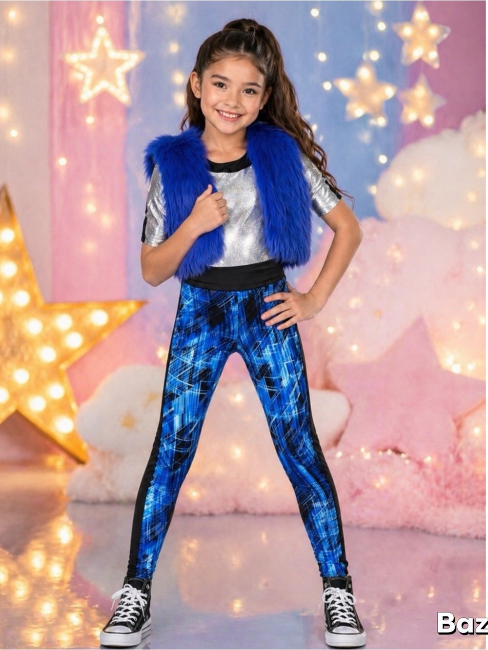 2pc Sz 8 Break The Ice Hip Hop Revolution Dance Costume Sz LC